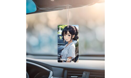 Ароматизатор подвесной Yammy «серия N» New Car (Новая машина), картон с пропиткой, арт. N015