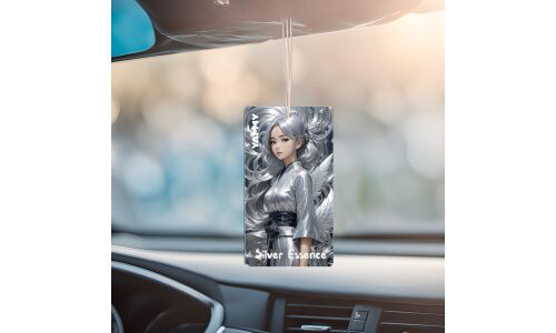 Ароматизатор подвесной Yammy «серия N» Silver Essence (Парфюм), картон с пропиткой, арт. N023