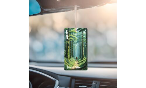 Ароматизатор подвесной Yammy «серия N» Forest Vibe (Хвоя), картон с пропиткой, арт. N024