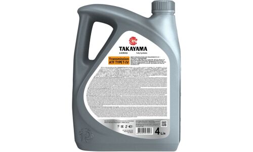 Масло трансмиссионное Takayama ATF Type T-IV, синтетическое, для АКПП, 4л, арт. 605674