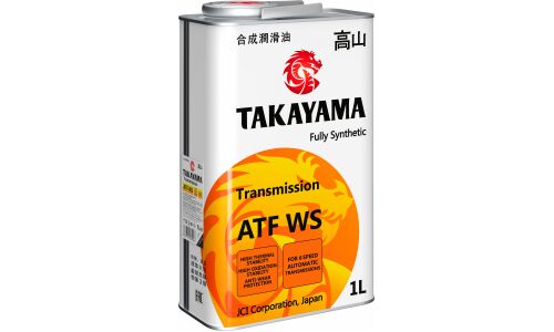 Масло трансмиссионное Takayama ATF WS, синтетическое, для АКПП, 1л, арт. 6056011