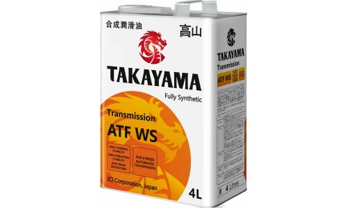 Масло трансмиссионное Takayama ATF WS, синтетическое, для АКПП, 4л, арт. 6056015