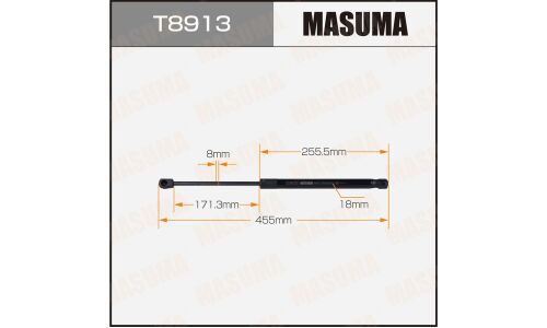 Упор газовый капота MASUMA, L=455mm (1/40)