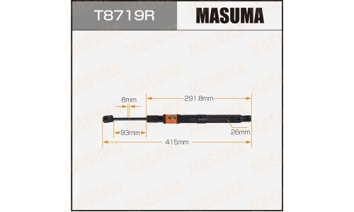 Упор газовый капота MASUMA, L=415mm (1/40)