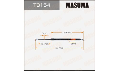 Упор газовый капота MASUMA, L=527mm (1/40)