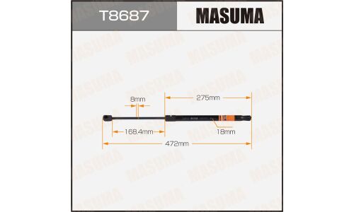 Упор газовый багажника MASUMA, L=472mm (1/40)