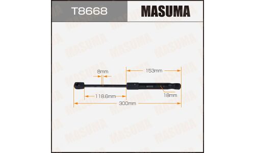Упор газовый капота MASUMA, L=300mm (1/40)