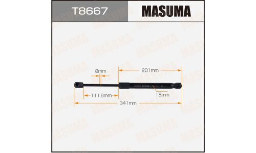 Упор газовый капота MASUMA, L=341mm (1/40)