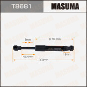 Упор газовый стояночного тормоза MASUMA, L=203mm (1/40)