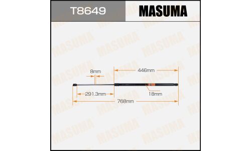 Упор газовый капота MASUMA, L=768mm (1/40)