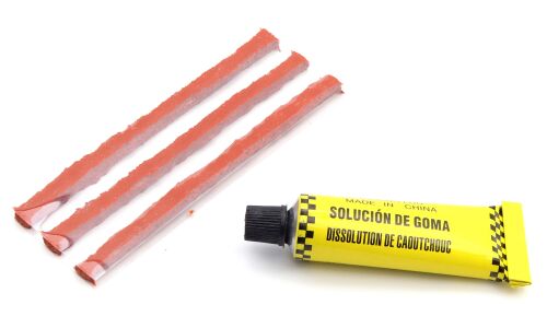 Ремкомплект бескамер. шин, набор CARFORT инструмент, шнурки, клей (1/100)