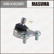 Опора шаровая Masuma, передняя, нижняя, для Hyundai Tucson, арт. MB-K608R
