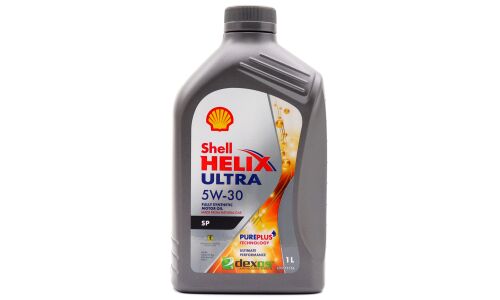 Масло моторное Shell Helix Ultra 5w30, синтетическое, API SP, ILSAC GF-6A, для бензинового двигателя, 1л, арт. 550069376