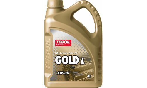 Масло моторное Teboil Gold L 5w30, синтетическое, API SP/CF, ACEA A3/B4, универсальное, 4л, арт. 3453935