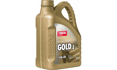 Масло моторное Teboil Gold L 5w30, синтетическое, API SP/CF, ACEA A3/B4, универсальное, 4л, арт. 3453935