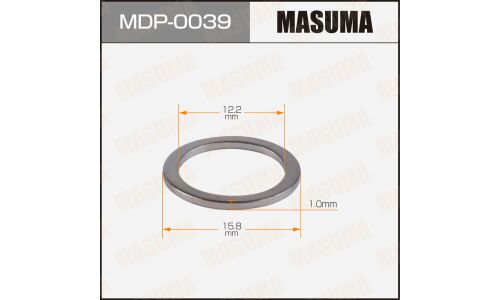 Шайба (прокладка) для болта маслосливного MASUMA, TOYOTA 15.8x12.2x1 [уп.50]