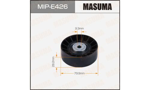 Ролик обводной ремня привода навесного оборудования, M62B44 (448S1), M62B35 (358S1)