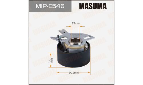 Натяжитель ремня ГРМ Masuma, для двигателей 224DT / 4HK / DW12C / KNBA / Q4BA, арт. MIP-E546
