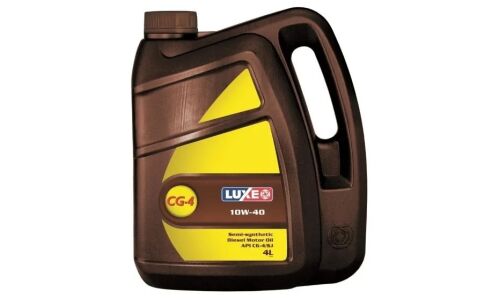 Масло моторное Luxe Diesel 10w40, полусинтетическое, API CG-4/SJ, ACEA A3/B3/B4/E2, универсальное, 4л, арт. 422