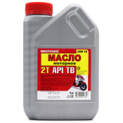Масло для мототехники Уфимск 2T, минеральное, API TB, JASO FB, 2-тактное, 1л, арт. 5570