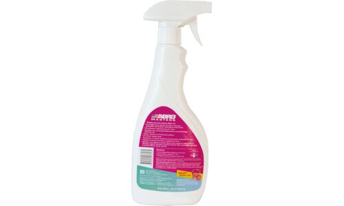 Полироль салона ABRO Masters Leather & Tire Wax, для кожи, резины, винила и пластика, с защитой от УФ-лучей, с ароматом бабл гам, бутылка с триггером 500мл, арт. LTC-500-BG-AM
