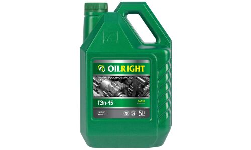 Масло трансмиссионное Oilright ТЭП-15 (TM-2-18) Нигрол SAE 90, минеральное, API GL-2, для цилиндрических, конических и червячных передач, 5л, арт. 2555