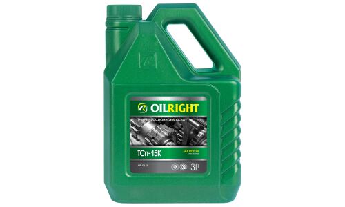 Масло трансмиссионное OILRIGHT ТСп-15К (ТМ-3-18) 85w90, минеральное, API GL-3, для тяжелонагруженных передач, 3л, арт. 2550