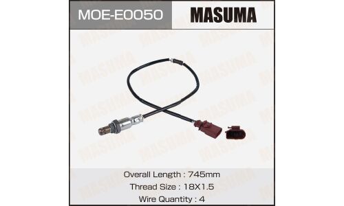 Датчик кислородный MASUMA, VOLKSWAGEN JETTA, POLO / CFNA