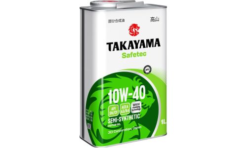 Масло моторное Takayama Safetec 10w40, полусинтетическое, API SN/CF, ACEA A3/B4, универсальное, 1л, арт. 6056034