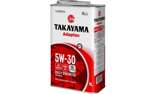 Масло моторное Takayama Adaptec 5w30, синтетическое, API SN/CF, ACEA C3, универсальное, 1л, арт. 6056084