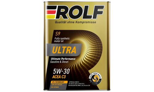ROLF Ultra 5W30 C3 SN/CF синтетика 4л (металл) *