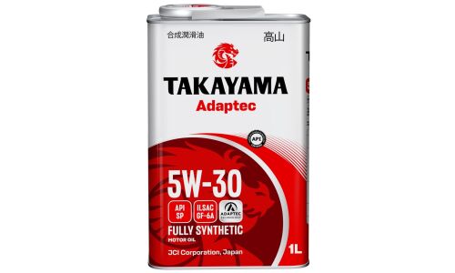 Масло моторное Takayama Adaptec 5w30, синтетическое, API SP, ILSAC GF-6A, для бензинового двигателя, 1л, арт. 6056130