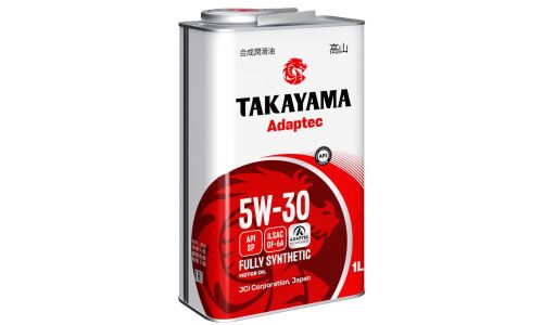 Масло моторное Takayama Adaptec 5w30, синтетическое, API SP, ILSAC GF-6A, для бензинового двигателя, 1л, арт. 6056130