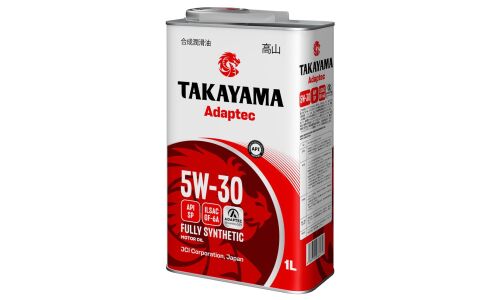 Масло моторное Takayama Adaptec 5w30, синтетическое, API SP, ILSAC GF-6A, для бензинового двигателя, 1л, арт. 6056130