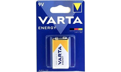 Батарейка щелочная Varta Energy, «Крона» (6LR61), 9В, 1 шт, арт. 6656