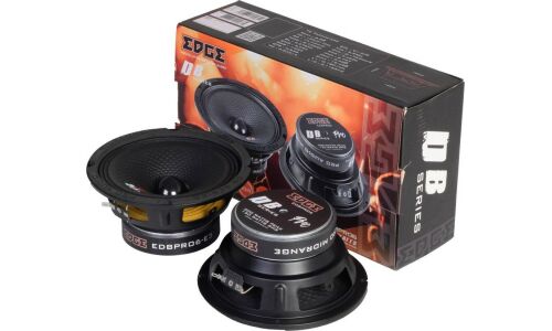 Среднечастотные динамики Edge EDBPRO6-E3, 6.5" (16.5см), 150/300Вт, 125-10500Гц, 2 шт