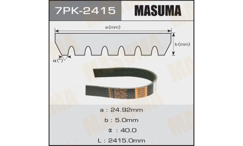 Ремень поликлиновый Masuma, арт. 7PK-2415