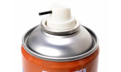 Герметик ABRO Masters «Резина-спрей», с каучуком, защищает от коррозии, чёрный, аэрозоль 450мл, арт. LS-450-BLK-RE