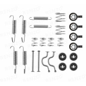 Комплект монтажный барабанных тормозных колодок Renzo, задний, для Toyota Alphard / Harrier / Noah / RAV4 / Voxy / Land Cruiser Prado 90-150 / FJ Cruiser, Lexus GX / GS / RX / LS / IS, арт. RFK101