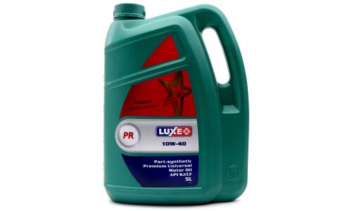 Масло моторное Luxe Super PR 10w40, частично синтетическое, API SJ/CF, ACEA A2/B2, универсальное, 5л, арт. 30492