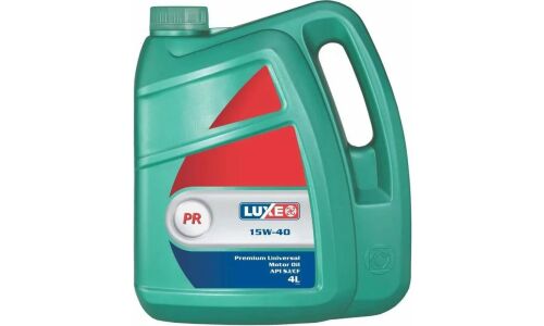 Масло моторное Luxe Super PR 15w40, частично синтетическое, API SJ/CF, ACEA A2/B2, универсальное, 4л, арт. 30482