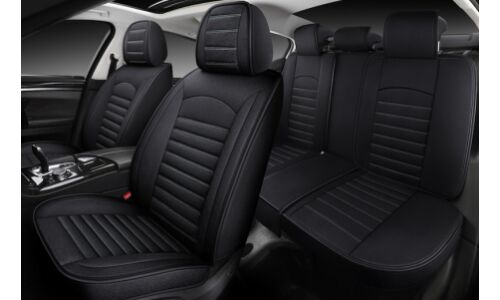 Чехлы Autopremier Sunrise 5D, для переднего и заднего ряда, оксфорд, карман, чёрный цвет, 4 предмета, арт. SUN1000