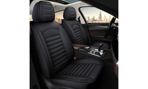 Чехлы Autopremier Sunrise 5D, для переднего и заднего ряда, оксфорд, карман, чёрный цвет, 4 предмета, арт. SUN1000