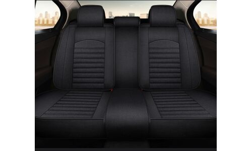 Чехлы Autopremier Sunrise 5D, для переднего и заднего ряда, оксфорд, карман, чёрный цвет, 4 предмета, арт. SUN1000