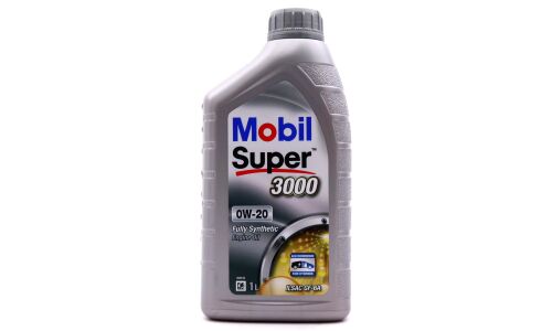 Масло моторное Mobil Super 3000 0w20, синтетическое, API SP RC, ILSAC GF-6A, для бензинового двигателя, 1л, арт. 156121