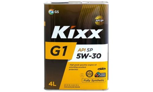 Масло моторное Kixx G1 5w30, синтетическое, API SP, ILSAC GF-6A, для бензинового двигателя, 4л, арт. L215344TE1