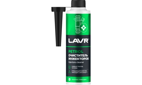 Очиститель инжекторов Lavr Petrol Injector's Cleaner, присадка в бензин, выводит влагу из топлива, бутылка с насадкой 310мл, арт. Ln2109