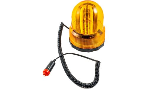 Маяк сигнальный с магнитом, 12В, 10Вт, LED, полусфера