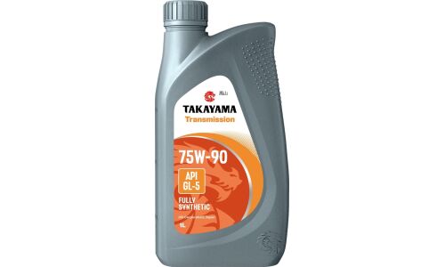 Масло трансмиссионное Takayama Transmission 75w90, синтетическое, API GL-5, для МКПП и редукторов, 1л, арт. 81526