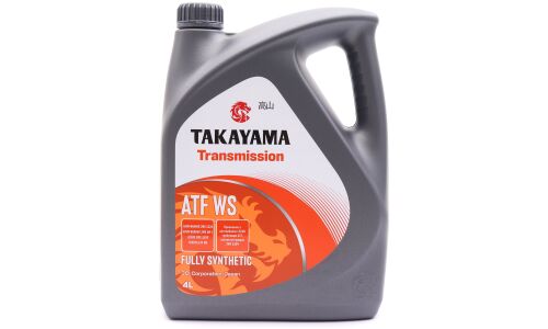 Масло трансмиссионное Takayama ATF WS, синтетическое, для АКПП, 4л, арт. 100757